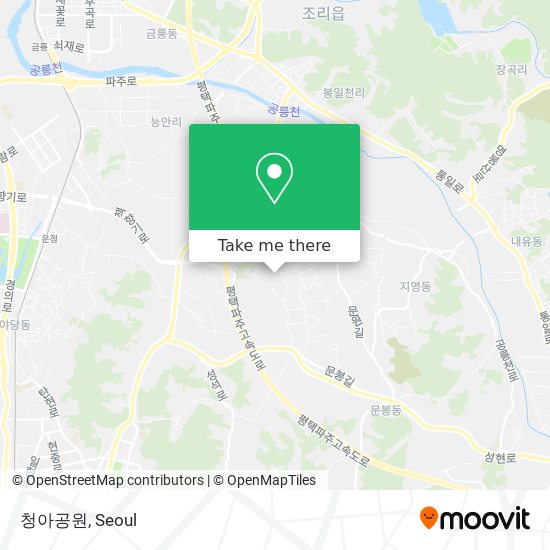 청아공원 map