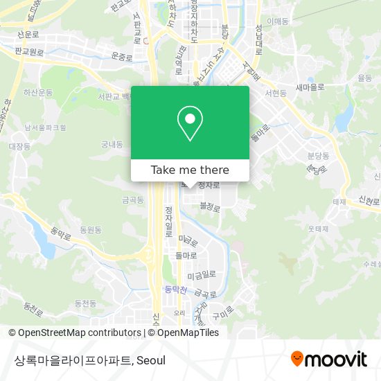 상록마을라이프아파트 map