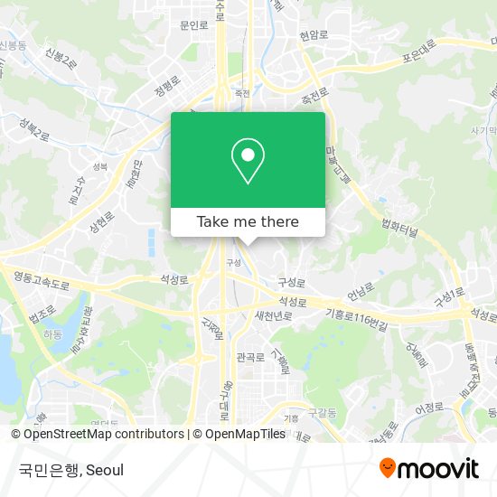 국민은행 map