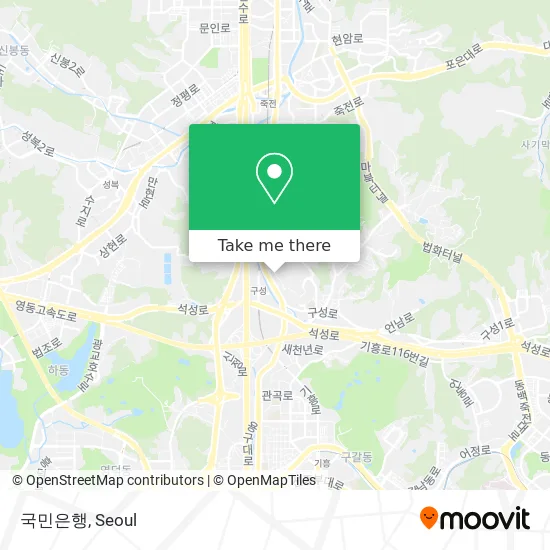 국민은행 map