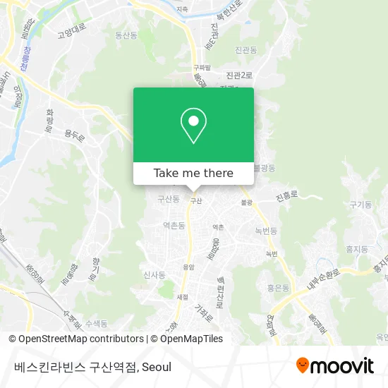 베스킨라빈스 구산역점 map