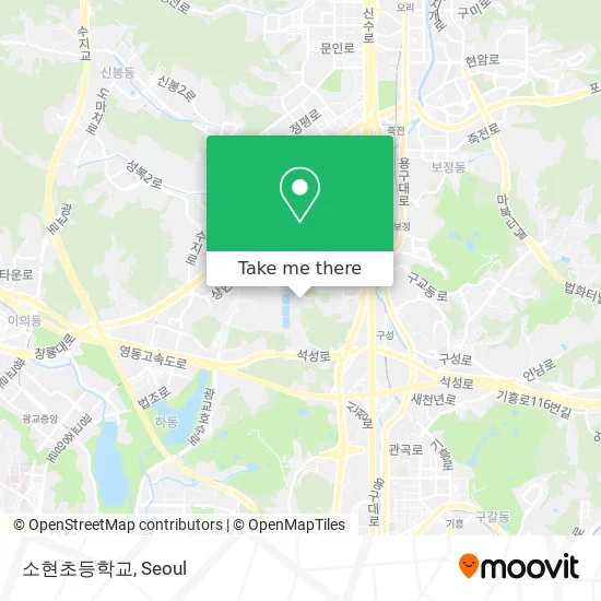 소현초등학교 map