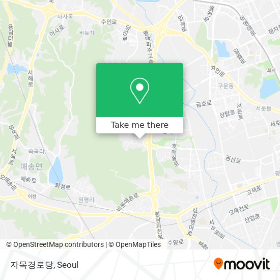 자목경로당 map