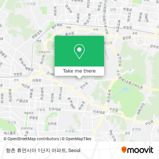 향촌 휴먼시아 1단지 아파트 map