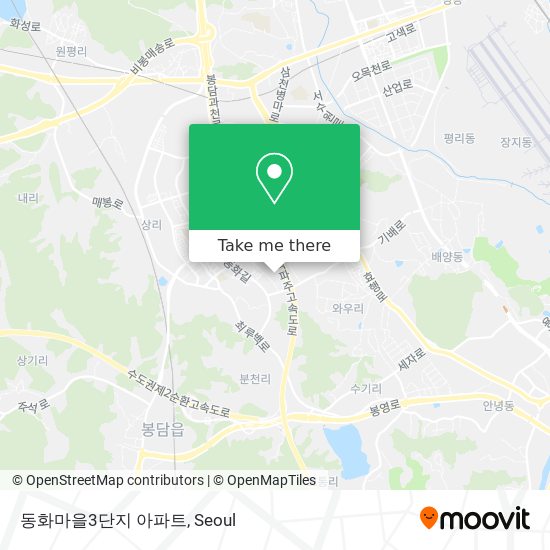 동화마을3단지 아파트 map