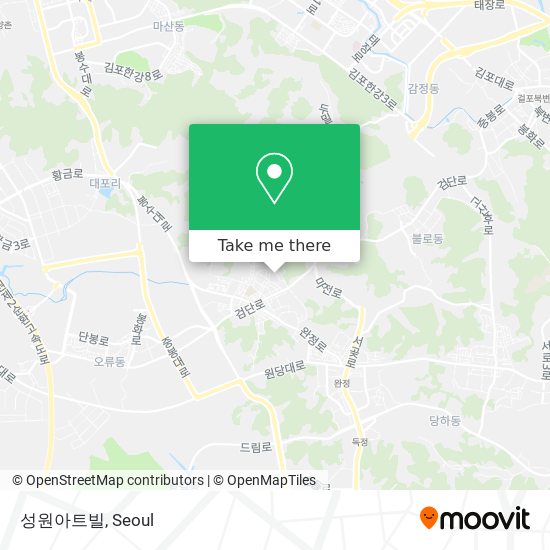 성원아트빌 map