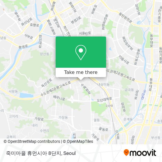죽미마을 휴먼시아 8단지 map