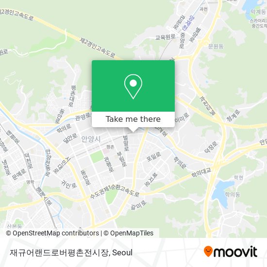 재규어랜드로버평촌전시장 map