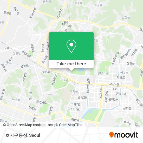 초지운동장 map