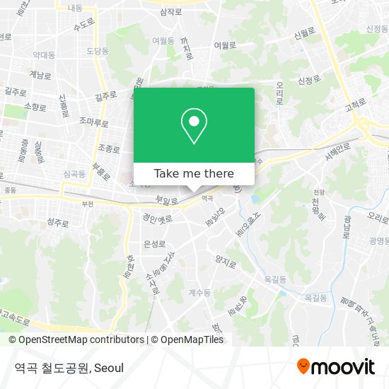 역곡 철도공원 map