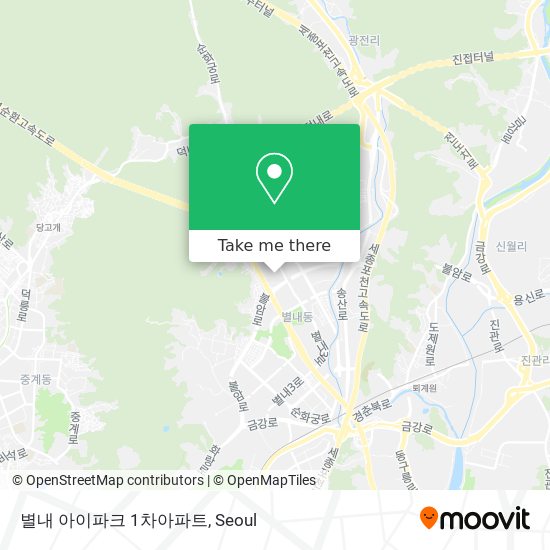 별내 아이파크 1차아파트 map