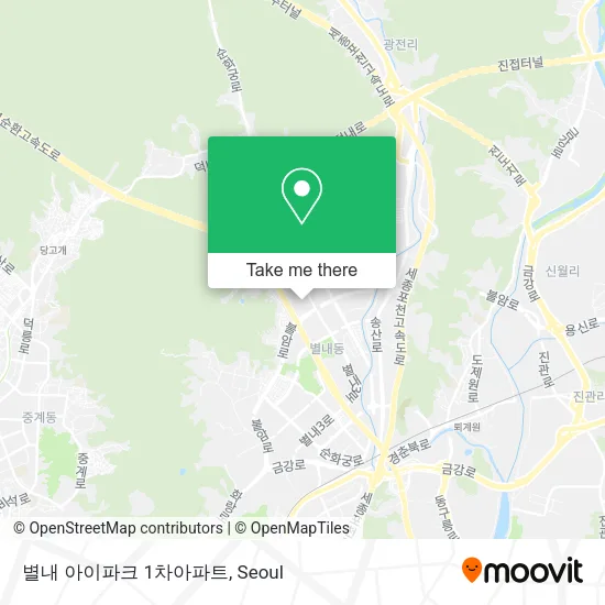 별내 아이파크 1차아파트 map