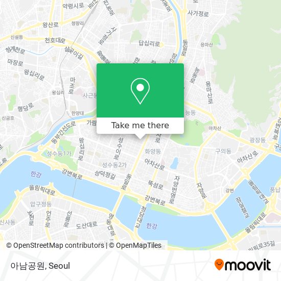 아남공원 map