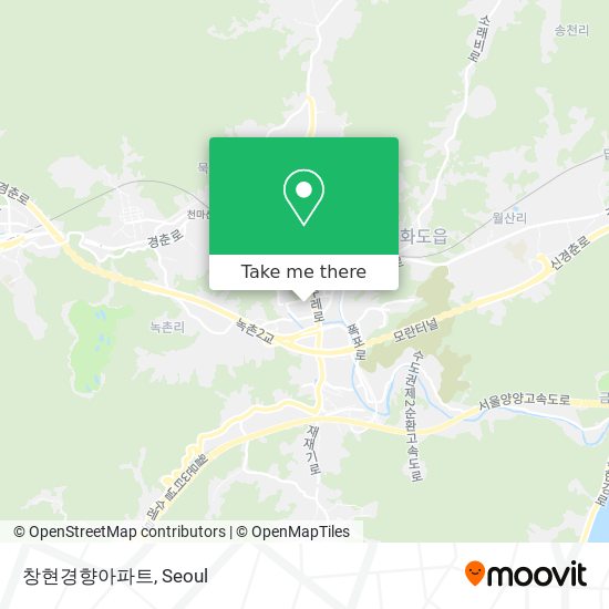 창현경향아파트 map