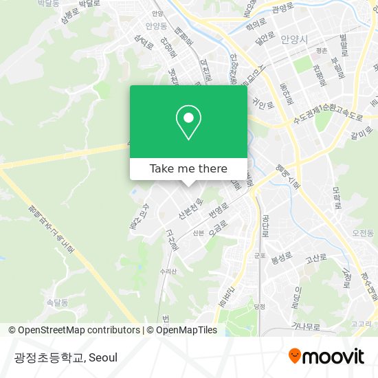 광정초등학교 map