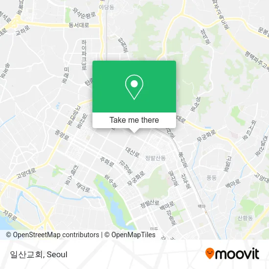 일산교회 map
