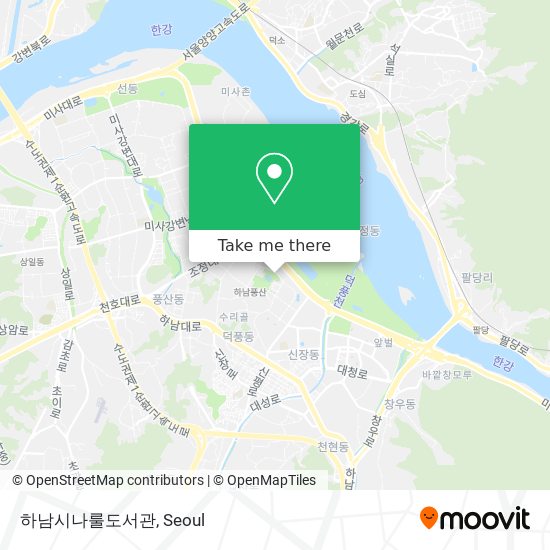 하남시나룰도서관 map