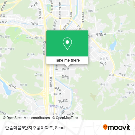 한솔마을5단지주공아파트 map