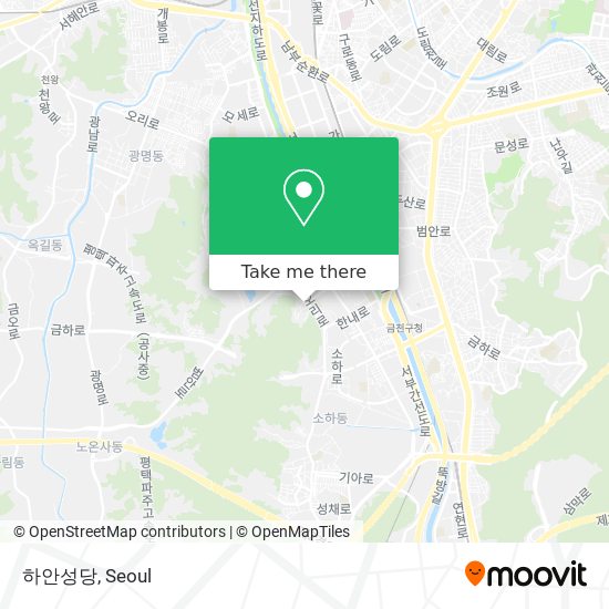 하안성당 map