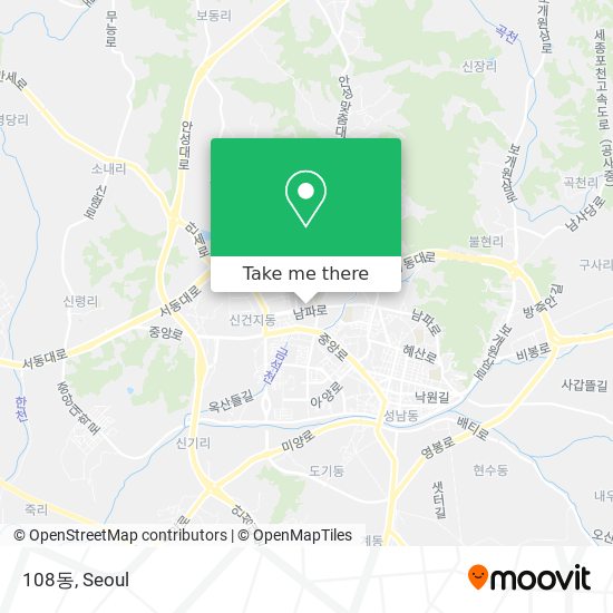108동 map