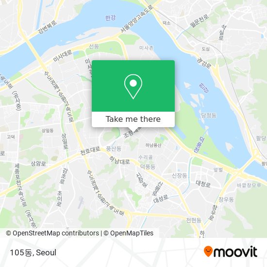 105동 map