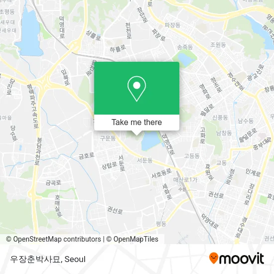 우장춘박사묘 map