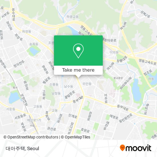 대아주택 map