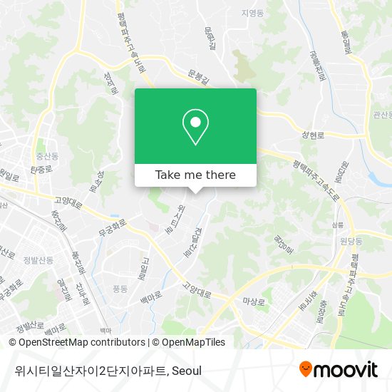 위시티일산자이2단지아파트 map