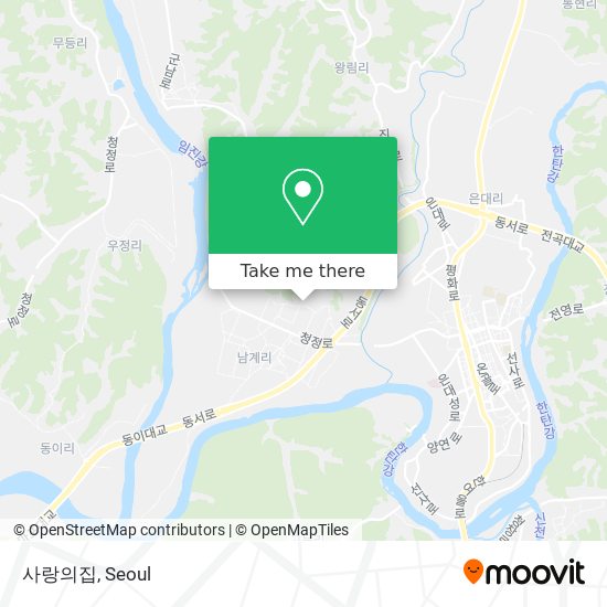 사랑의집 map