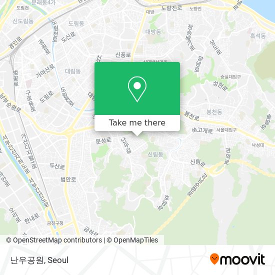 난우공원 map