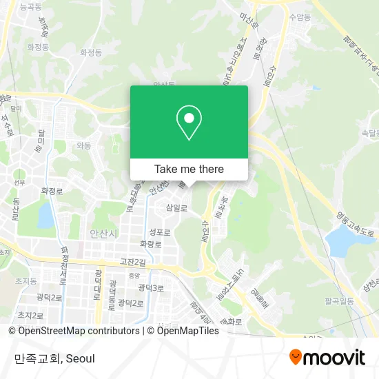 만족교회 map