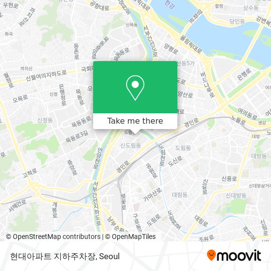 현대아파트 지하주차장 map