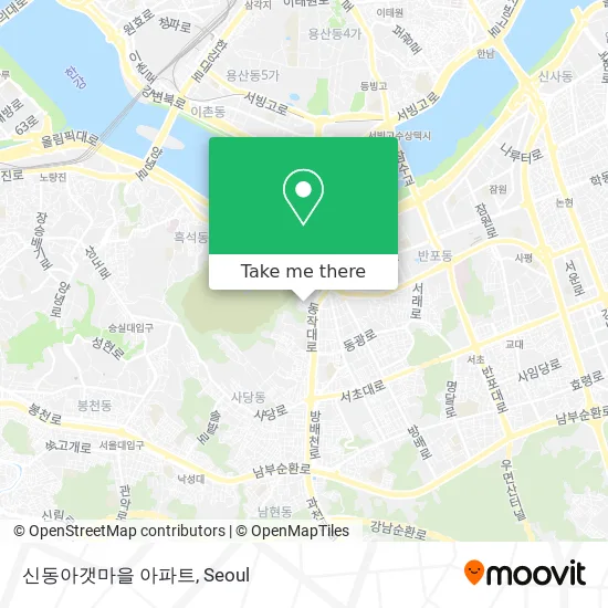 신동아갯마을 아파트 map