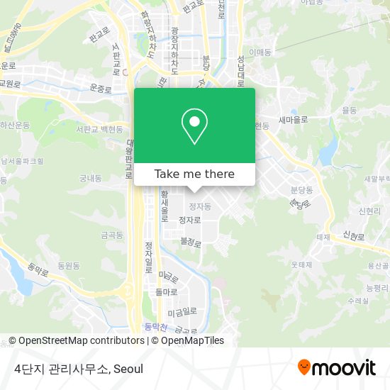 4단지 관리사무소 map