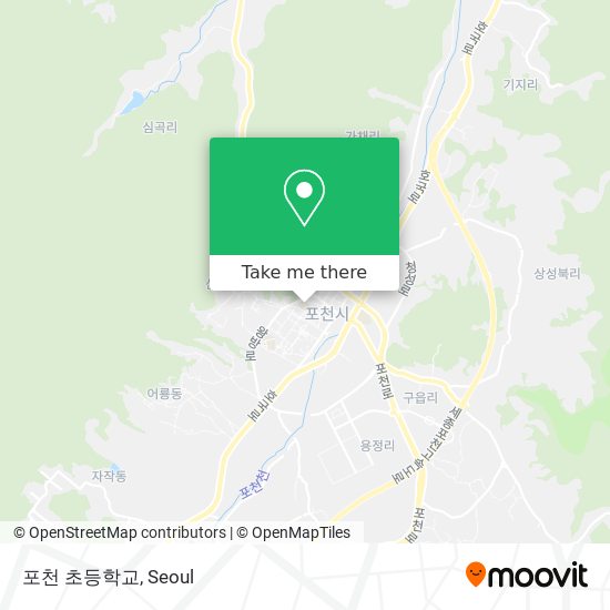 포천 초등학교 map