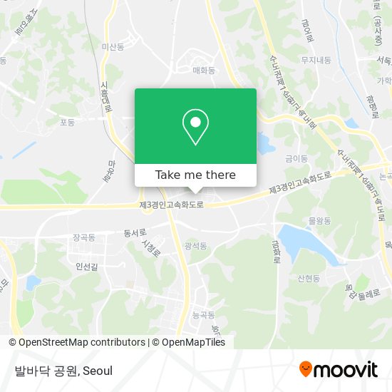 발바닥 공원 map