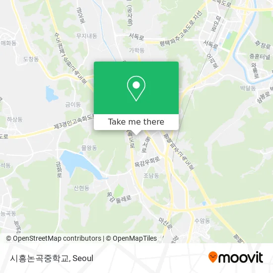 시흥논곡중학교 map