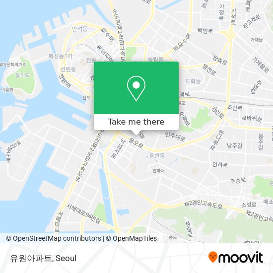 유원아파트 map