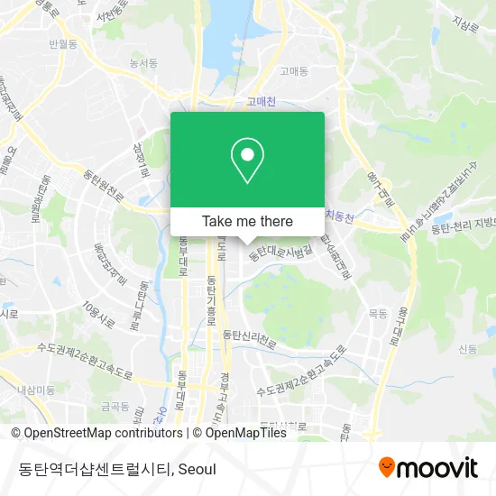 동탄역더샵센트럴시티 map