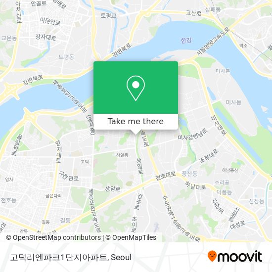 고덕리엔파크1단지아파트 map