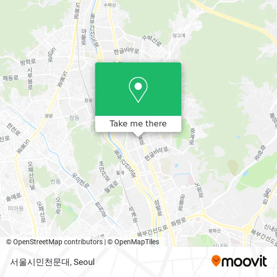 서울시민천문대 map