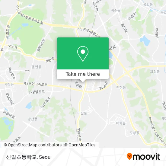 신일초등학교 map