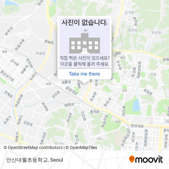 안산대월초등학교 map