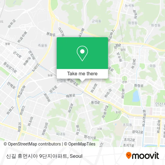 신길 휴먼시아 9단지아파트 map