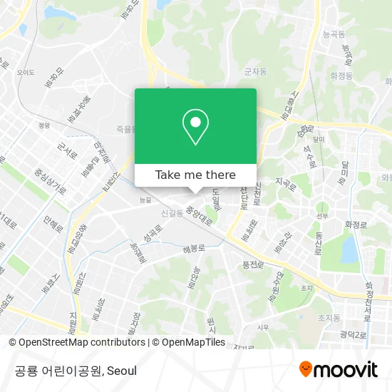 공룡 어린이공원 map