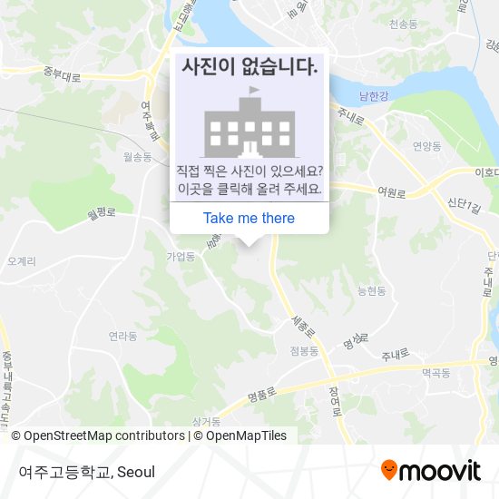 여주고등학교 map