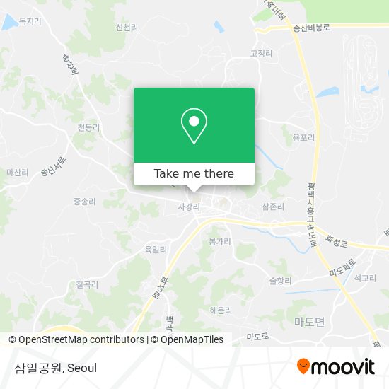 삼일공원 map