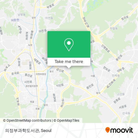 의정부과학도서관 map