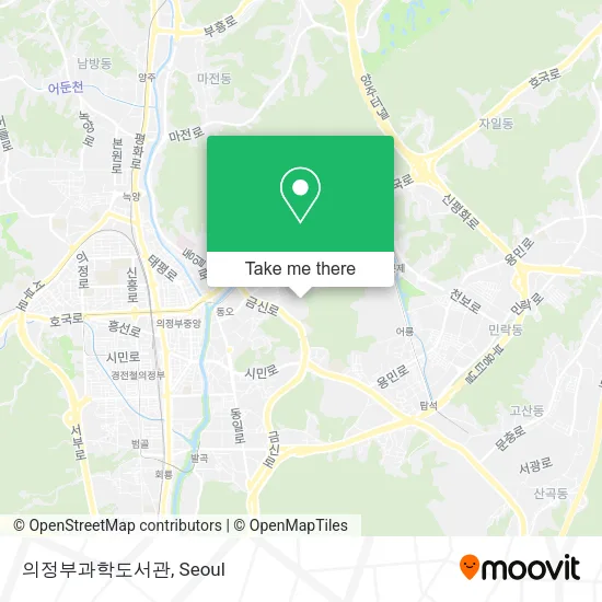 의정부과학도서관 map