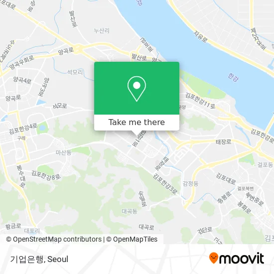 기업은행 map